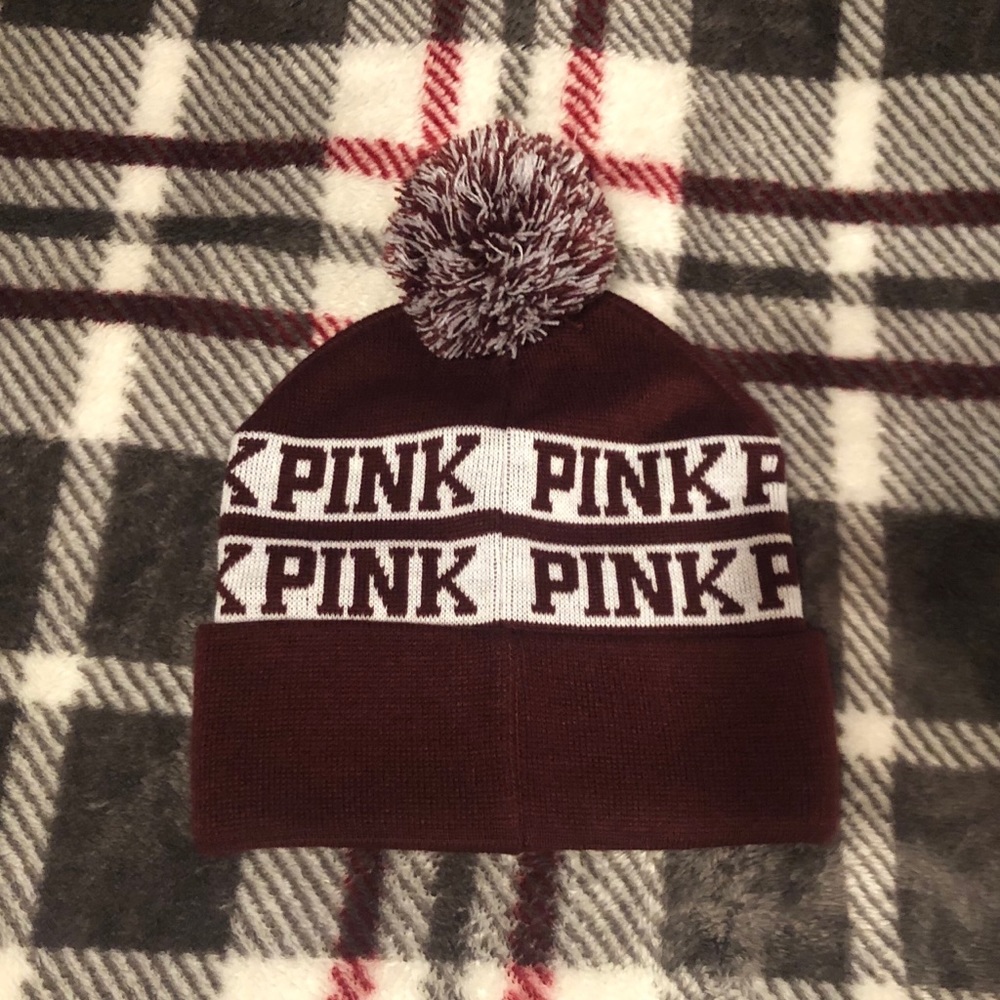 Pink winter hat